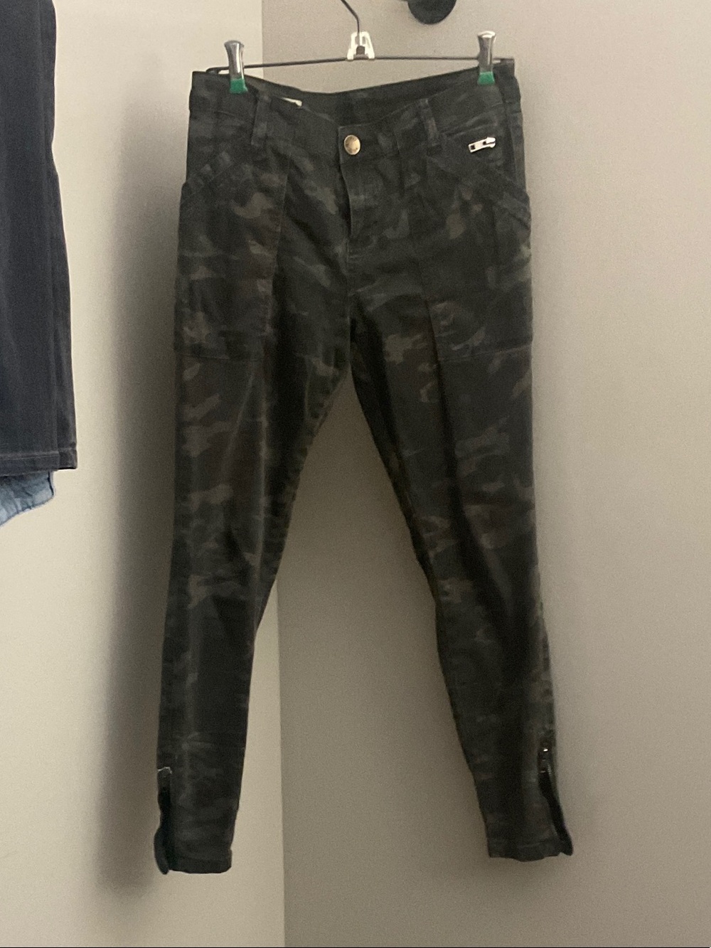Kut from the Kloth Black Camo Skinny Jeans